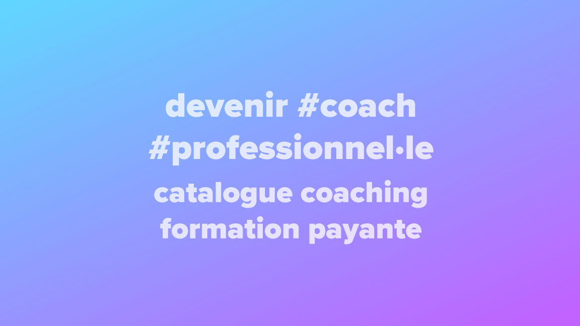 video devenir coach professionnel